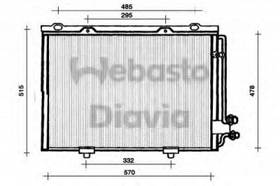 WEBASTO 82d0225194a -  Конденсатор, кондиционер