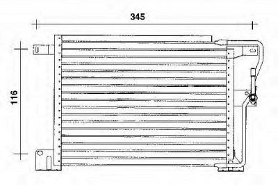 WEBASTO 82d0225207a -  Конденсатор, кондиционер