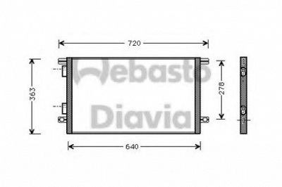 WEBASTO 82d0225212a -  Конденсатор, кондиционер