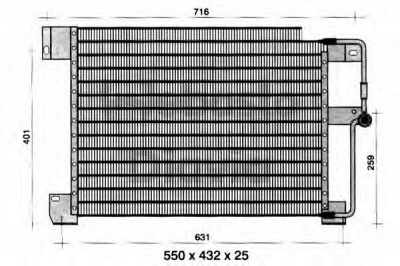 WEBASTO 82d0225243a -  Конденсатор, кондиционер