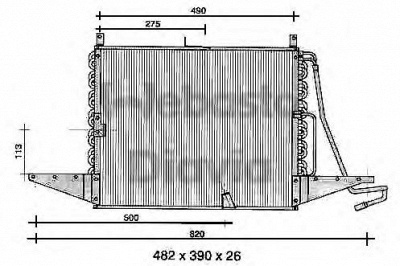 WEBASTO 82d0225273a - Конденсатор, кондиционер