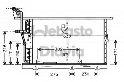 WEBASTO 82d0225322a -  Конденсатор, кондиционер