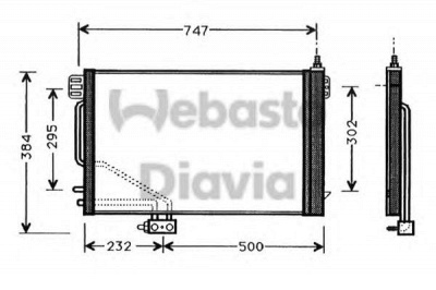 WEBASTO 82d0225329a -  Конденсатор, кондиционер