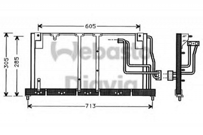 WEBASTO 82d0225354a -  Конденсатор, кондиционер