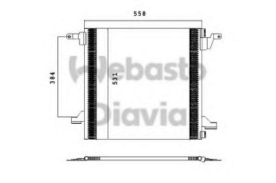 WEBASTO 82d0225434a -  Конденсатор, кондиционер