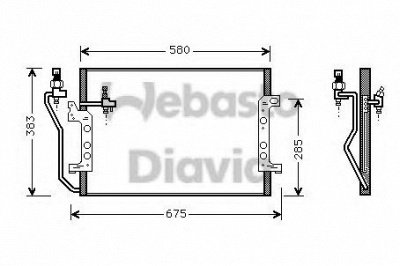 WEBASTO 82d0225483a -  Конденсатор, кондиционер