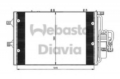WEBASTO 82d0225504a - Конденсатор, кондиционер