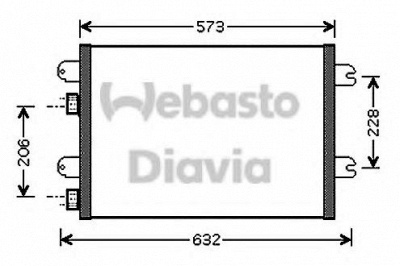 WEBASTO 82d0225510a -  Конденсатор, кондиционер