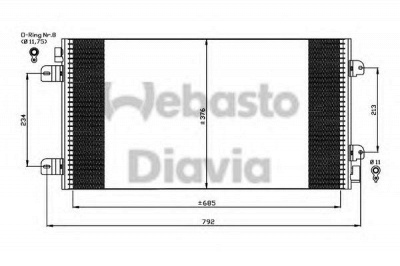 WEBASTO 82d0225534a -  Конденсатор, кондиционер