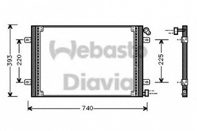 WEBASTO 82d0225538a -  Конденсатор, кондиционер
