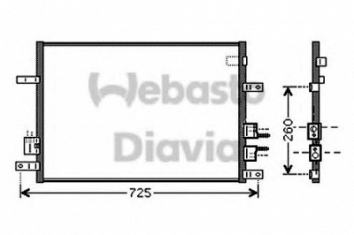 WEBASTO 82d0225544a -  Конденсатор, кондиционер