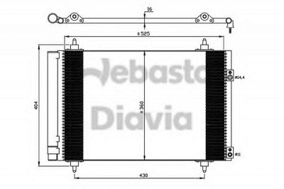 WEBASTO 82d0225548a -  Конденсатор, кондиционер