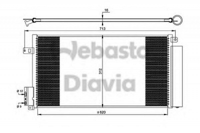 WEBASTO 82d0225551a -  Конденсатор, кондиционер