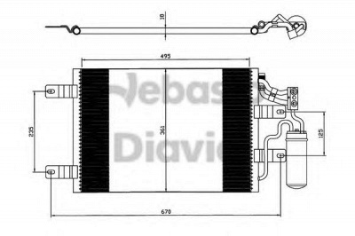 WEBASTO 82d0225567a - Конденсатор, кондиционер