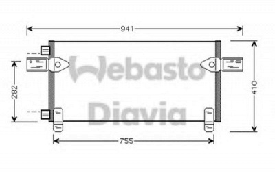 WEBASTO 82d0225575a - Конденсатор, кондиционер