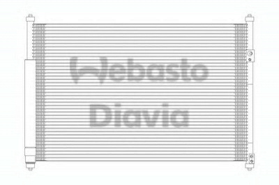 WEBASTO 82d0225623a -  Конденсатор, кондиционер