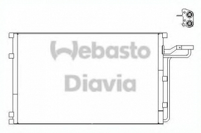 WEBASTO 82d0225659a - Конденсатор, кондиционер