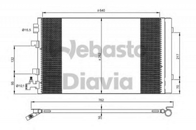 WEBASTO 82d0225673a -  Конденсатор, кондиционер