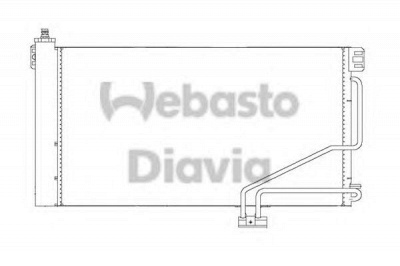 WEBASTO 82d0225678a -  Конденсатор, кондиционер