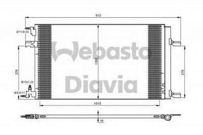 WEBASTO 82d0225684a - Конденсатор, кондиционер