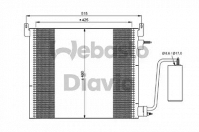 WEBASTO 82d0225688a -  Конденсатор, кондиционер