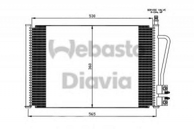 WEBASTO 82d0226113ma -  Конденсатор, кондиционер