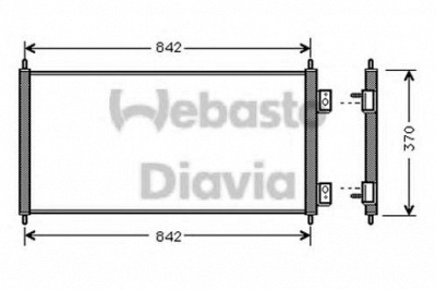 WEBASTO 82d0226200ma -  Конденсатор, кондиционер