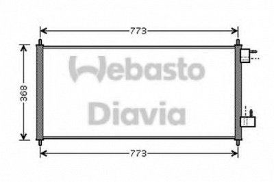 WEBASTO 82d0226202ma -  Конденсатор, кондиционер