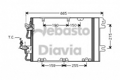 WEBASTO 82d0226207ma - Конденсатор, кондиционер