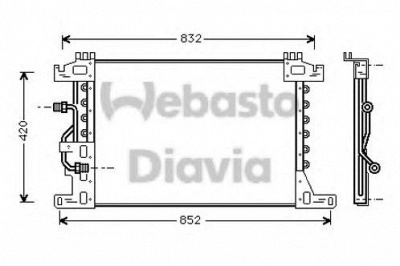 WEBASTO 82d0226214ma -  Конденсатор, кондиционер