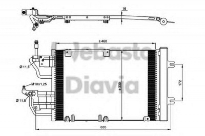 WEBASTO 82d0226234ma - Конденсатор, кондиционер