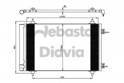 WEBASTO 82d0226238ma -  Конденсатор, кондиционер