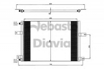 WEBASTO 82d0226249ma -  Конденсатор, кондиционер