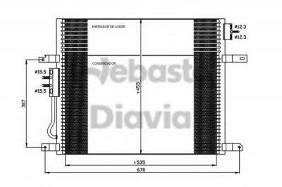 WEBASTO 82d0226255ma -  Конденсатор, кондиционер
