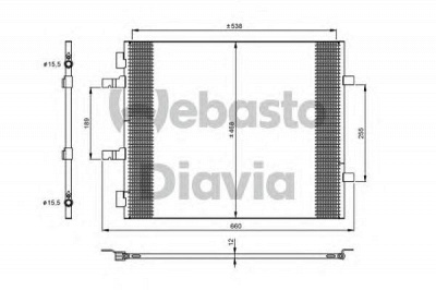 WEBASTO 82d0226274ma -  Конденсатор, кондиционер