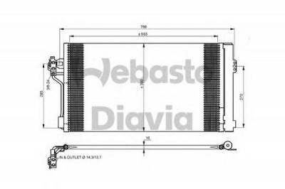 WEBASTO 82d0226279ma -  Конденсатор, кондиционер