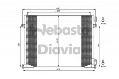 WEBASTO 82d0226282ma -  Конденсатор, кондиционер