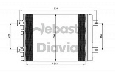 WEBASTO 82d0226285ma -  Конденсатор, кондиционер