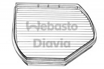 WEBASTO 82d0325040ma -  Фильтр воздуха в салоне