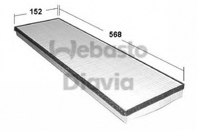 WEBASTO 82d0325121a -  Фильтр воздуха в салоне