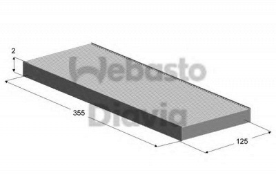WEBASTO 82d0325140a -  Фильтр воздуха в салоне