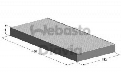 WEBASTO 82d0325142a - Фильтр воздуха в салоне