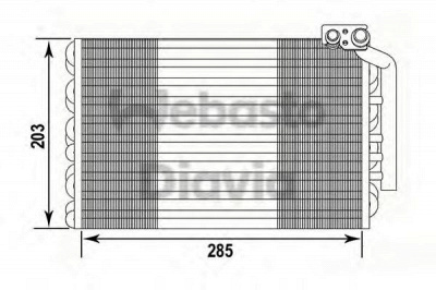 WEBASTO 82d0525095a -  Испаритель, кондиционер