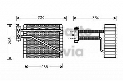 WEBASTO 82d0525146a -  Испаритель, кондиционер