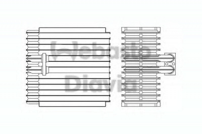 WEBASTO 82d0525203a -  Испаритель, кондиционер