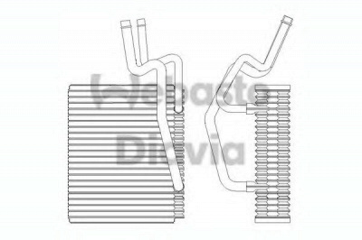 WEBASTO 82d0525204a -  Испаритель, кондиционер
