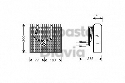 WEBASTO 82d0526128ma -  Испаритель, кондиционер