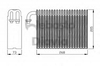 WEBASTO 82d0526141ma -  Испаритель, кондиционер