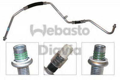 WEBASTO 82d0796760a -  Трубопровод высокого / низкого давления, кондиционер