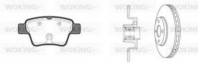 WOKING 81038321 -  Комплект тормозов, дисковый тормозной механизм